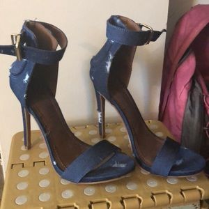 Jeans high heels